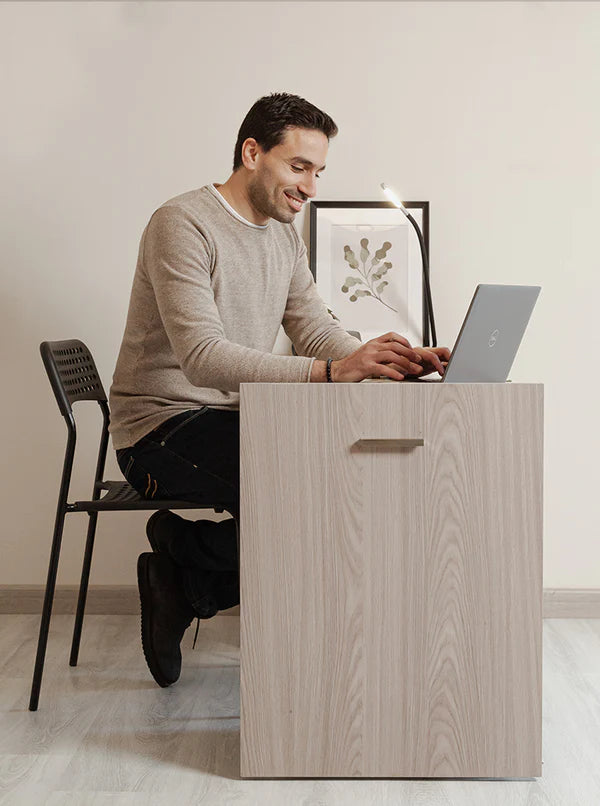 Bureau pliable chêne