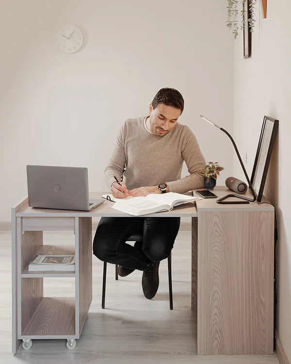 Bureau pliable chêne