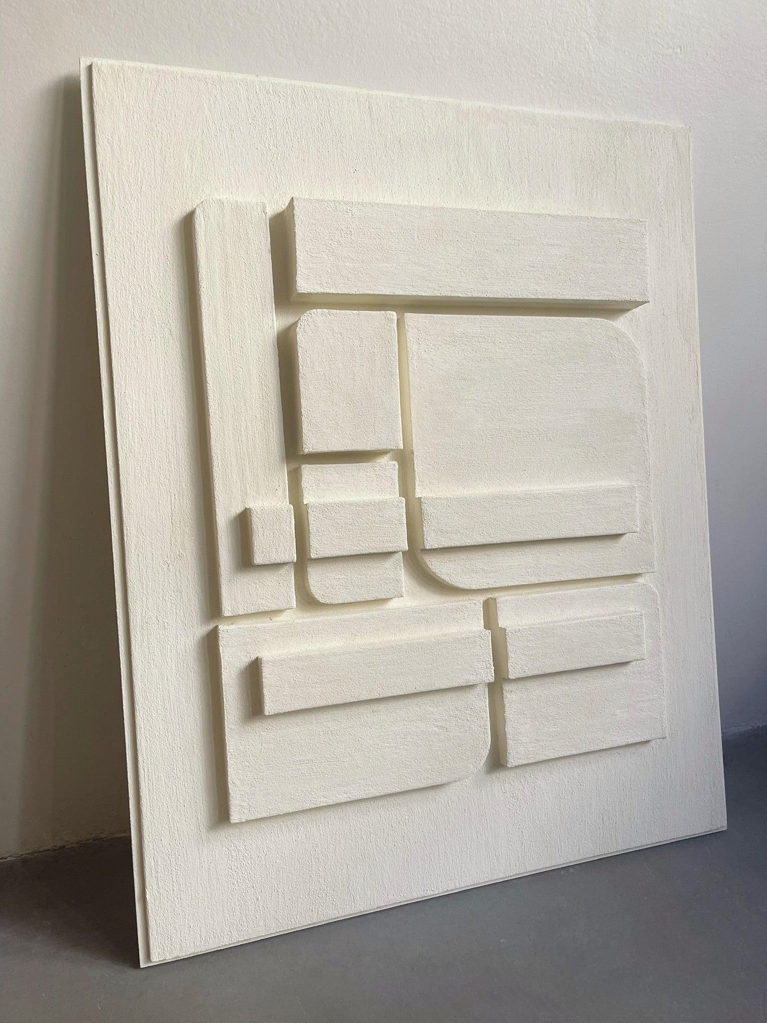 Art Mural 3D Minimaliste Texturée - BLEND