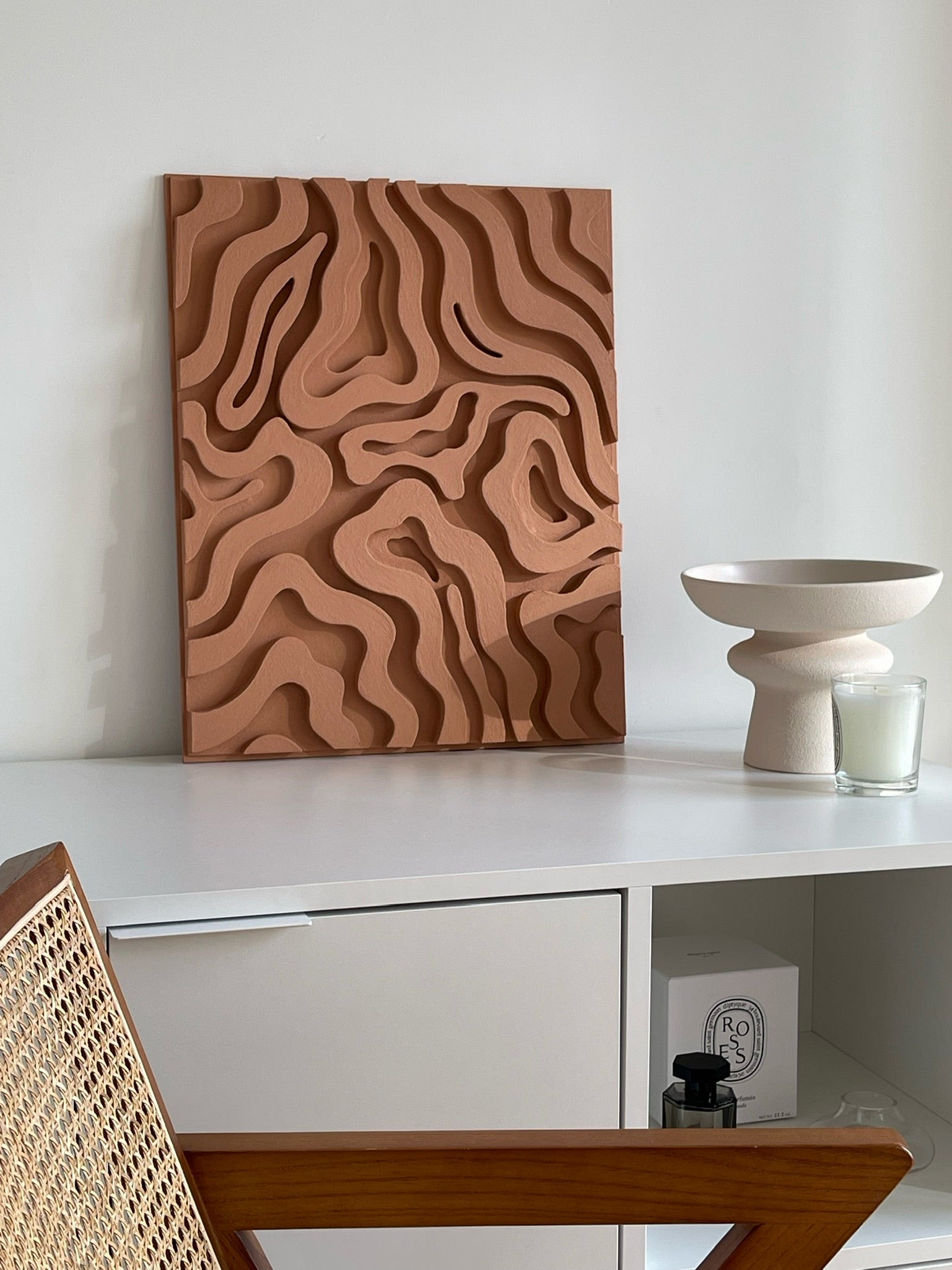 Art Abstrait 3D Minimaliste