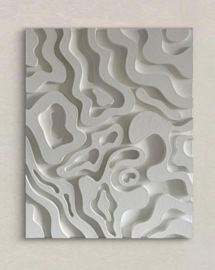 Art Abstrait 3D Minimaliste