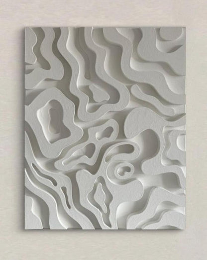 Art Abstrait 3D Minimaliste