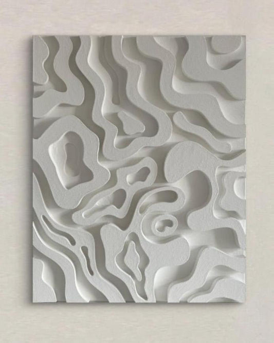 Art Abstrait 3D Minimaliste