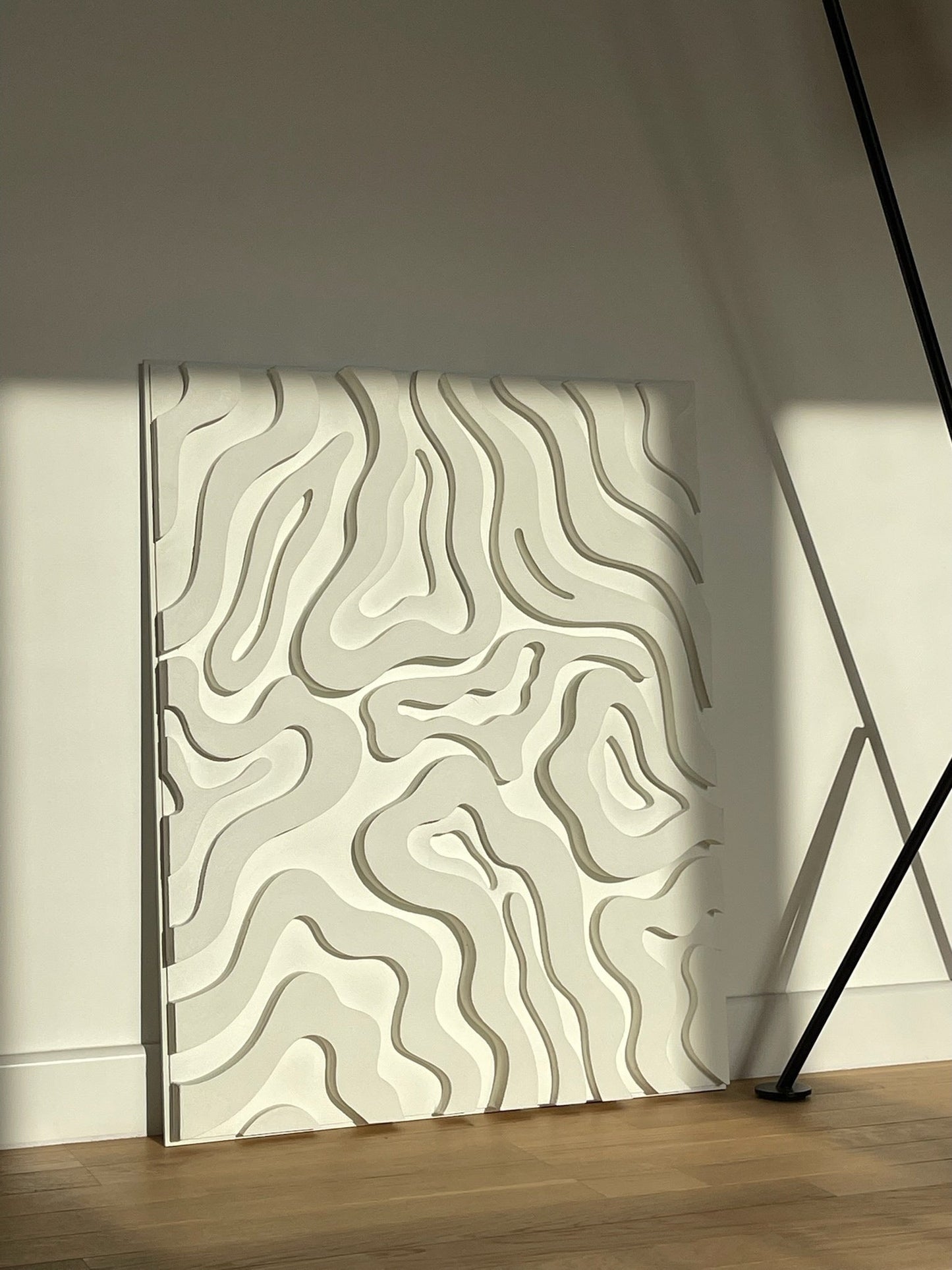 Art Abstrait 3D Minimaliste