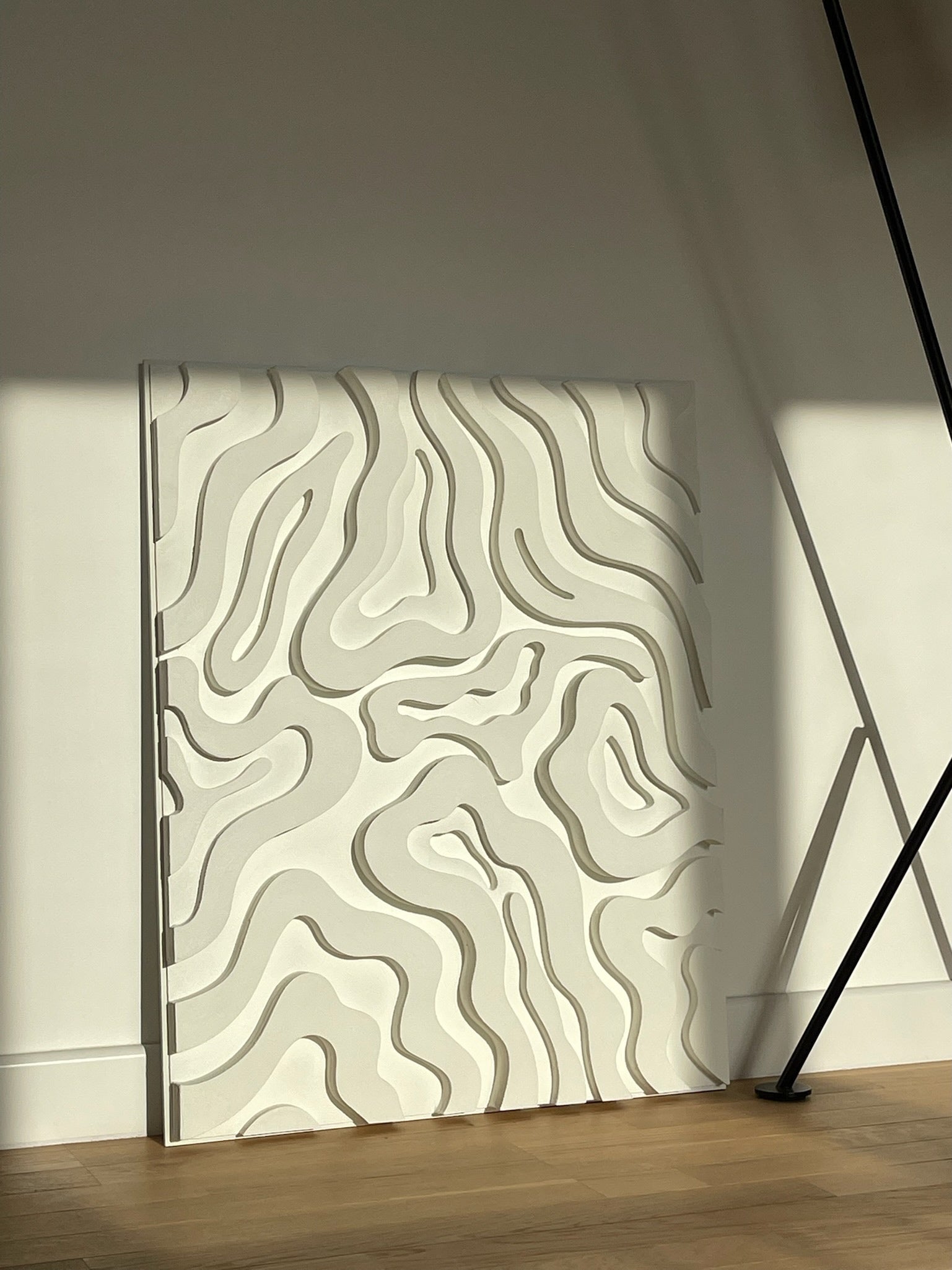 Art Abstrait 3D Minimaliste